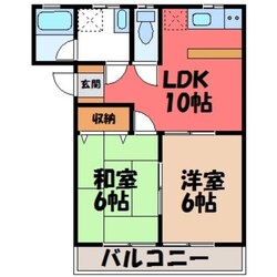 ハイツＦの物件間取画像